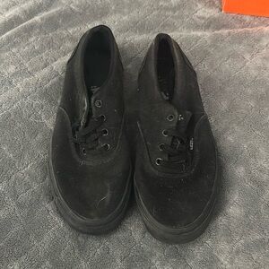 Black Vans low top